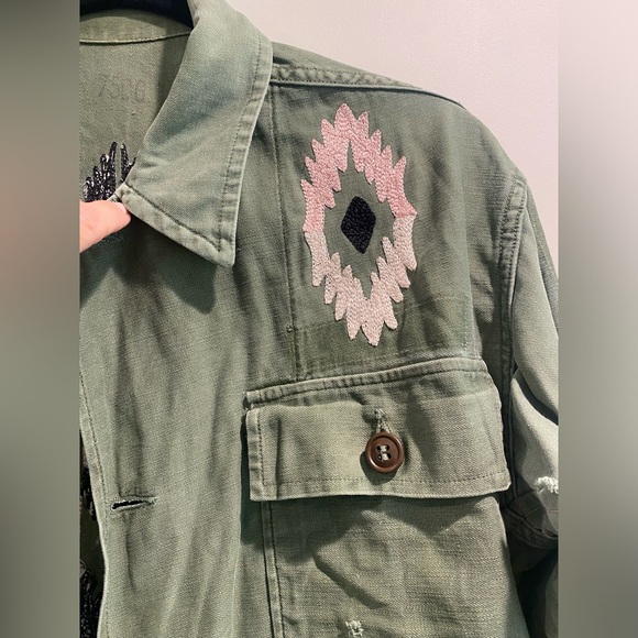 Bliss and Mischief Army Jacket - Size 3 (L) - Picture 5 of 13